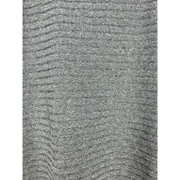 Cato Woman Gray Ribbed Stretch Sweater - Picture 4 of 5